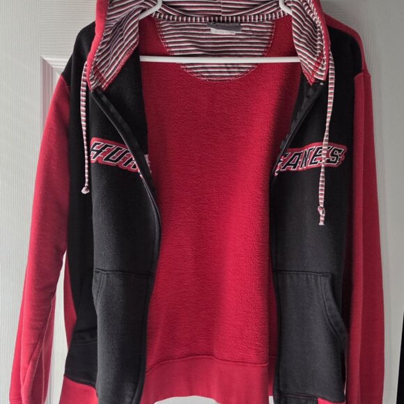 Carolina Hurricanes Hoodie Zip Up Sweatshirt Large NHL Hockey Logo Casual - Picture 3 of 5